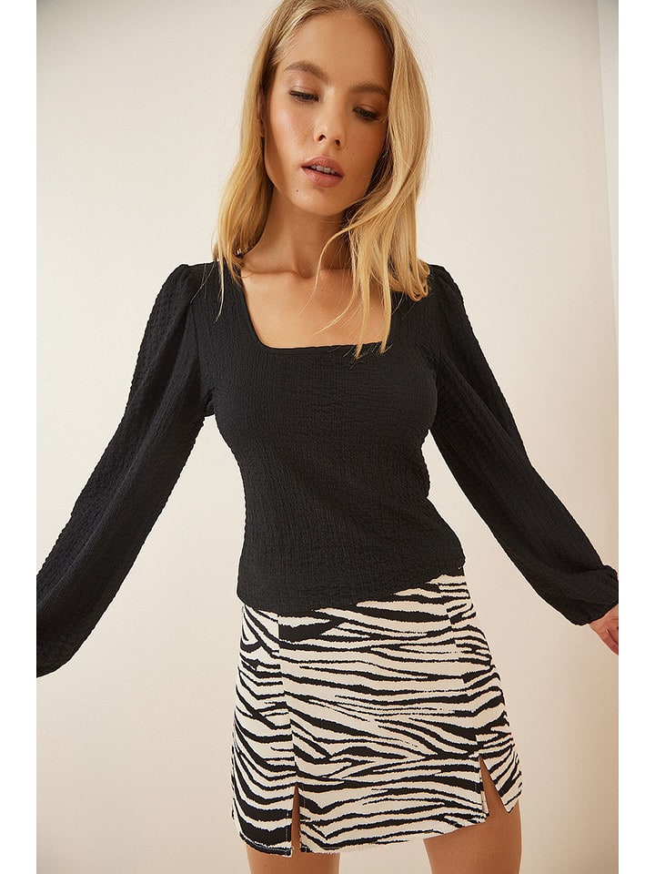 Happiness Istanbul Bluse in Schwarz - 62% | Größe 42 | Damen-blusen