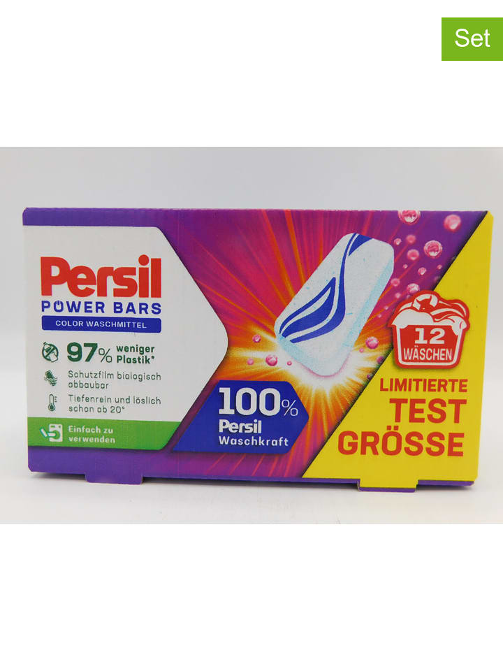 Persil 3er-Set: Waschmitteltabs "Color Power Bars", 3 x 354 g - 43% | Putzutensilien