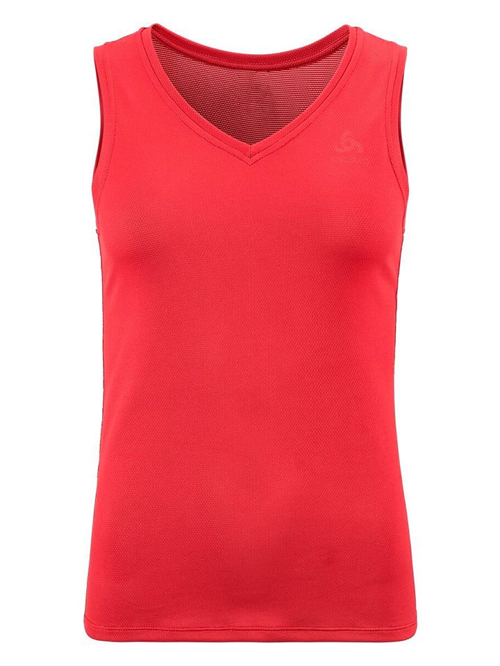 Odlo Funktionsunterhemd "F-Dry Light" in Rot - 54% | Größe S | Damen-sportunterwaesche