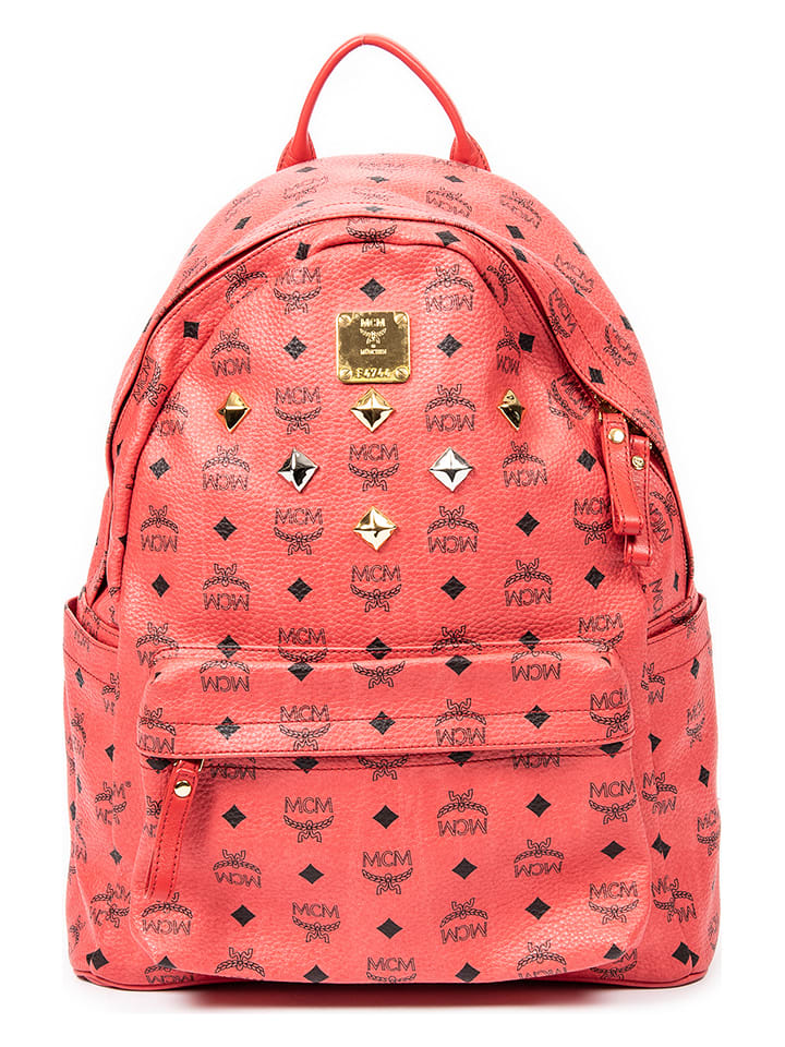 MCM Plecak w kolorze koralowym - 34 x 38 x 14 cm rozmiar: onesize