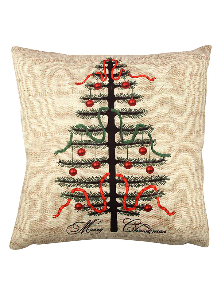 Colorful Cotton Kissen in Beige - 61% | Größe 43x43 cm | Dekokissen