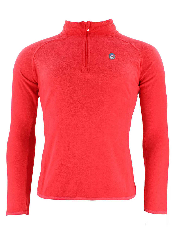 Peak Mountain Fleecepullover "Cafinor" in Rot - 70% | Größe M | Herren-fleece