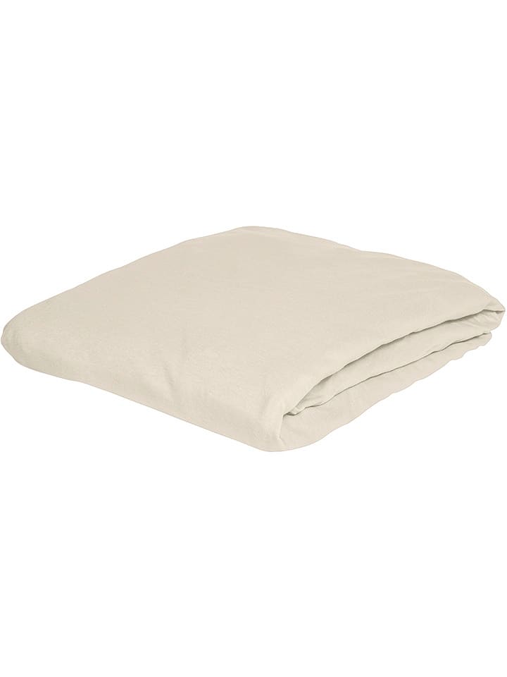 Bierbaum Biber-Spannbettlaken in Beige - 15% | Größe 100x200 cm | Bettwaesche-bettwaren