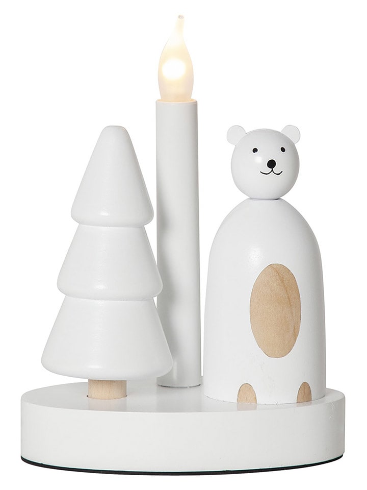 STAR Trading LED-Fensterleuchter "Christmas Joy" in Weiß - (L)21 x (B)16 cm - 29% | Lichterketten-dekobeleuchtung