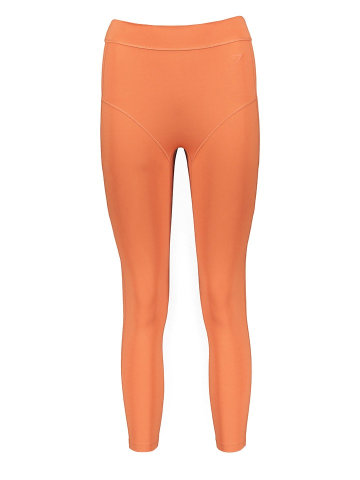 Gymshark Trainingsleggings "KK Twins" in Orange - 76% | Größe L | Damen-sporthosen