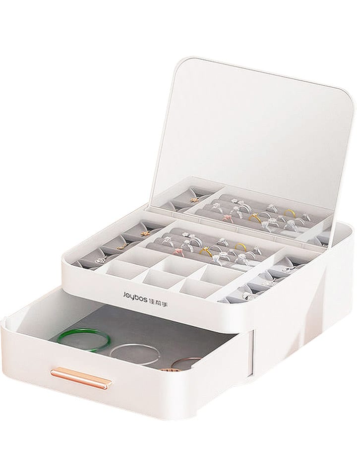 Joybos Schmuckkasten in Weiß - (B)19 x (H)8,3 x (T)23 cm - 14% | Schmuckkaesten