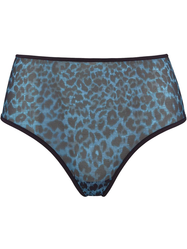 Marlies Dekkers Taillenslip in Blau/ Schwarz - 64% | Größe XL | Damen-unterteile