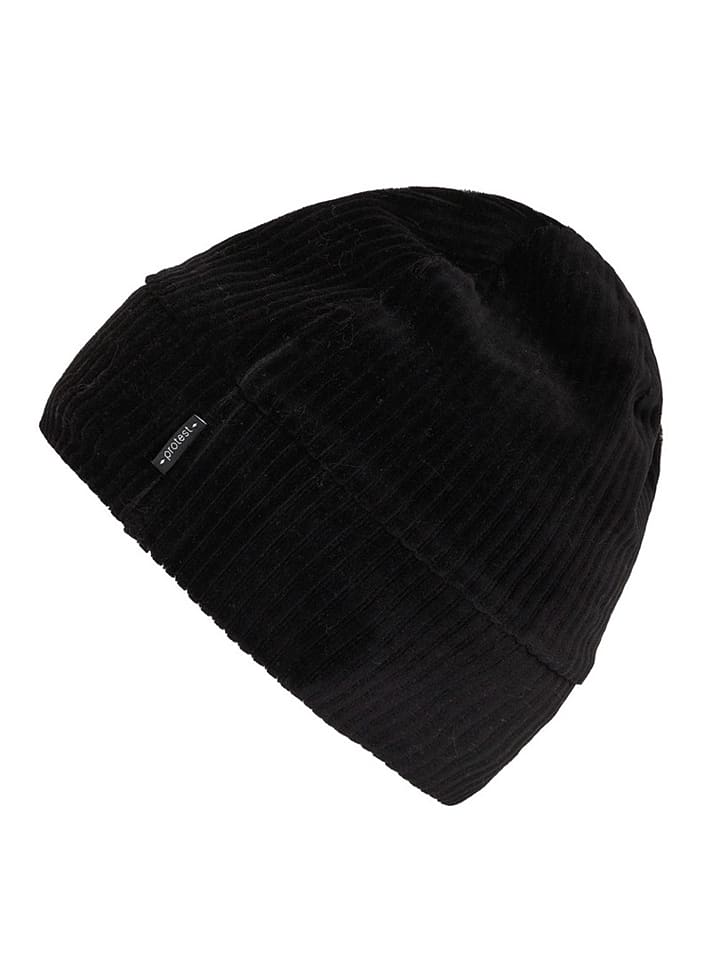 Protest Mütze "Clarkia" in Schwarz - 68% | Größe 57 cm | Damen-muetzen-caps