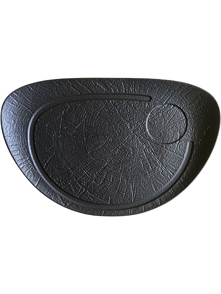 Tognana Steakteller "Vulcania" in Schwarz - Ø 25 cm - 55% | Gedeckter-tisch