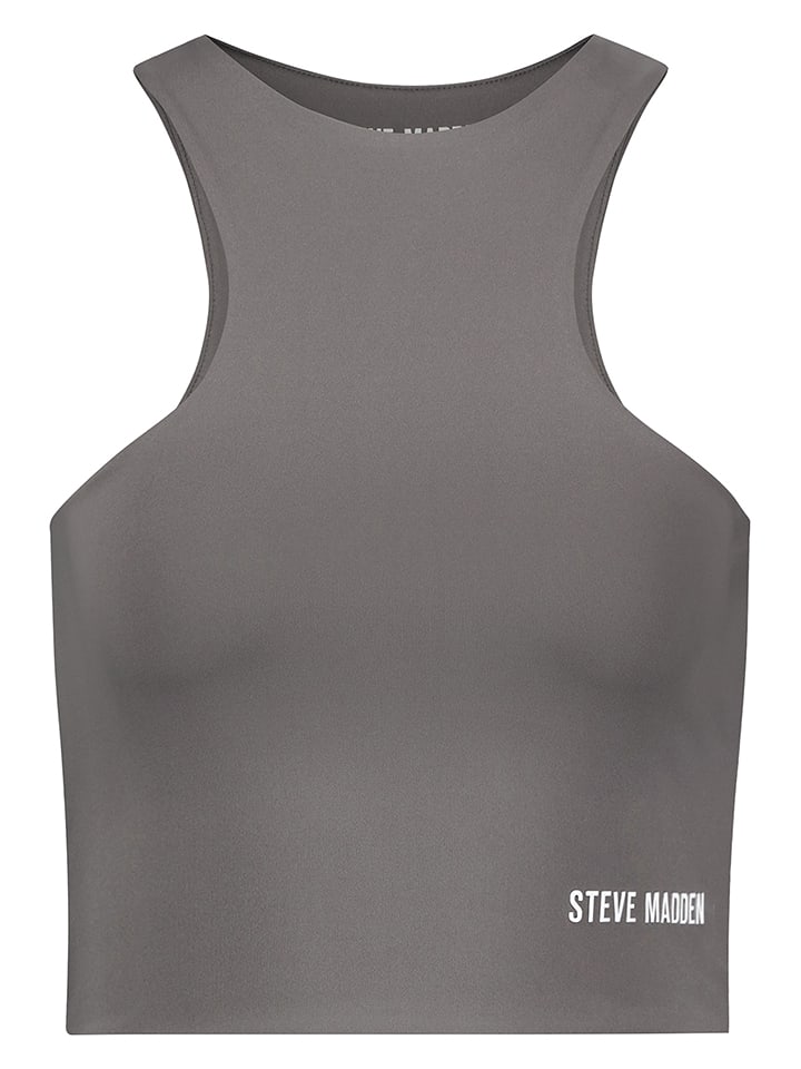 Steve Madden Trainingstop "Iamara" in Grau - 80% | Größe M | Damen-outdoor-tops-shirts