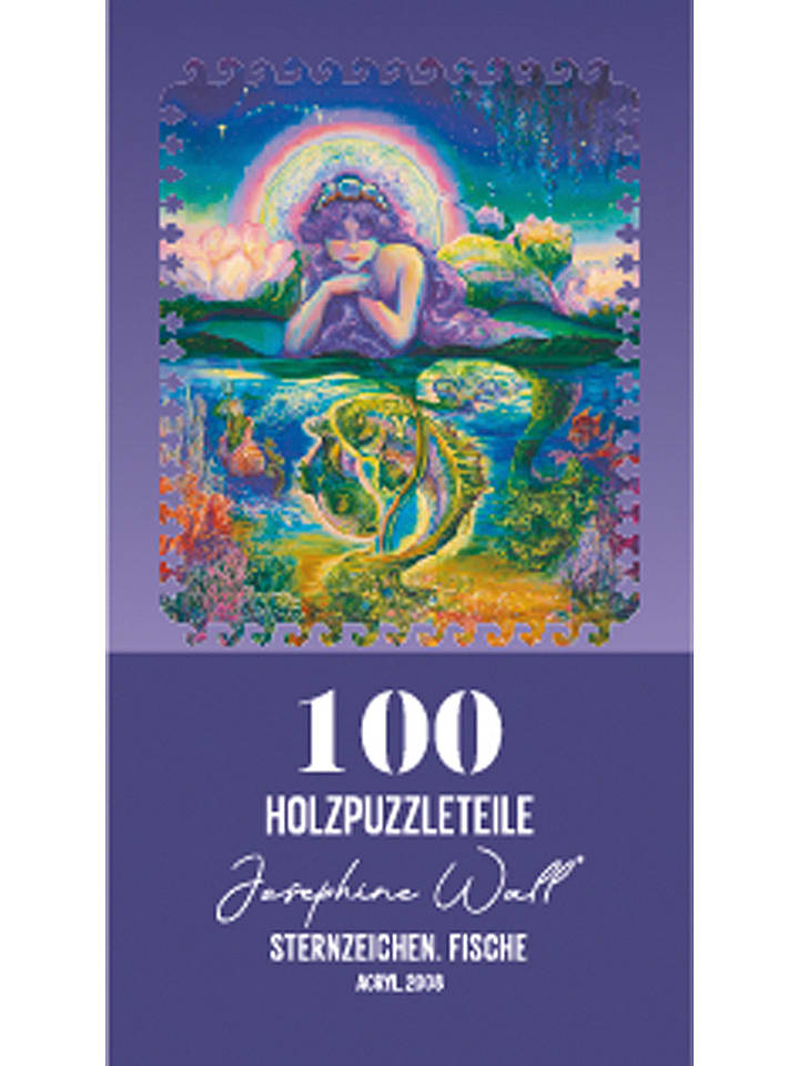 HCM 100tlg. Holzpuzzle "Sternzeichen Fische" - ab 12 Jahren - 14% | Gesellschaftsspiele