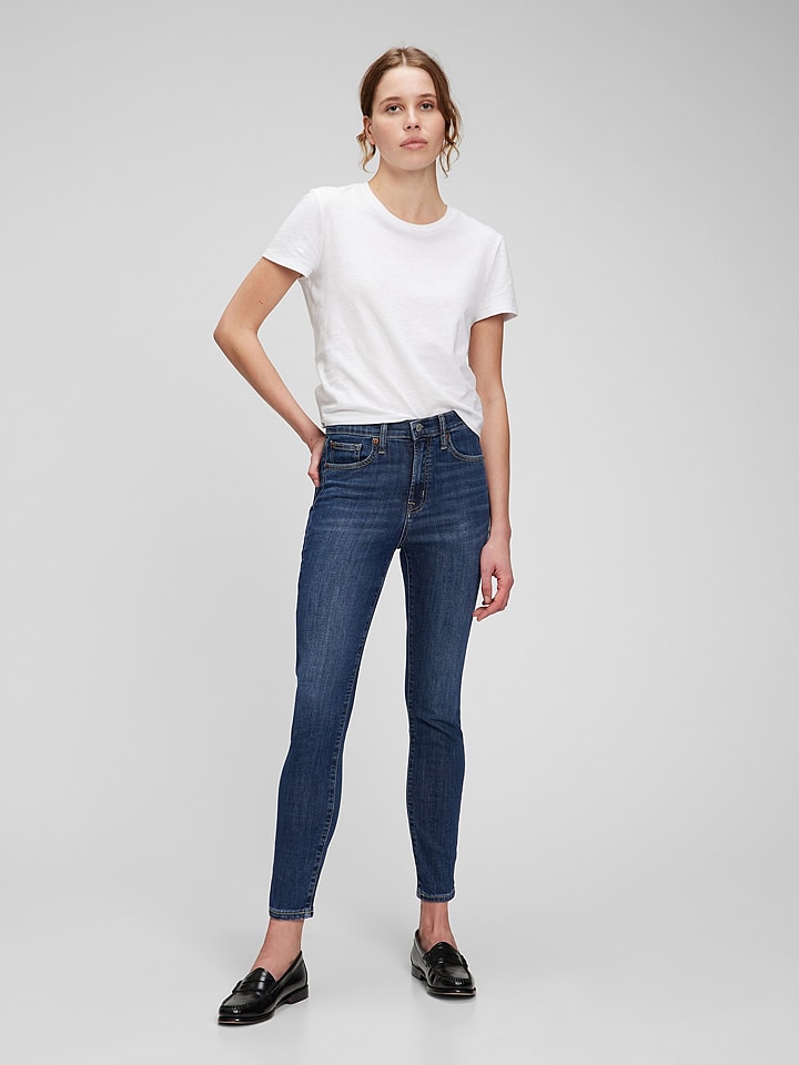 GAP Jeans - Skinny fit - in Dunkelblau - 55% | Größe W34 | Damenjeans