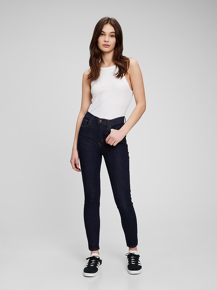 GAP Jeans - Skinny fit - in Dunkelblau - 59% | Größe W30 | Damenjeans