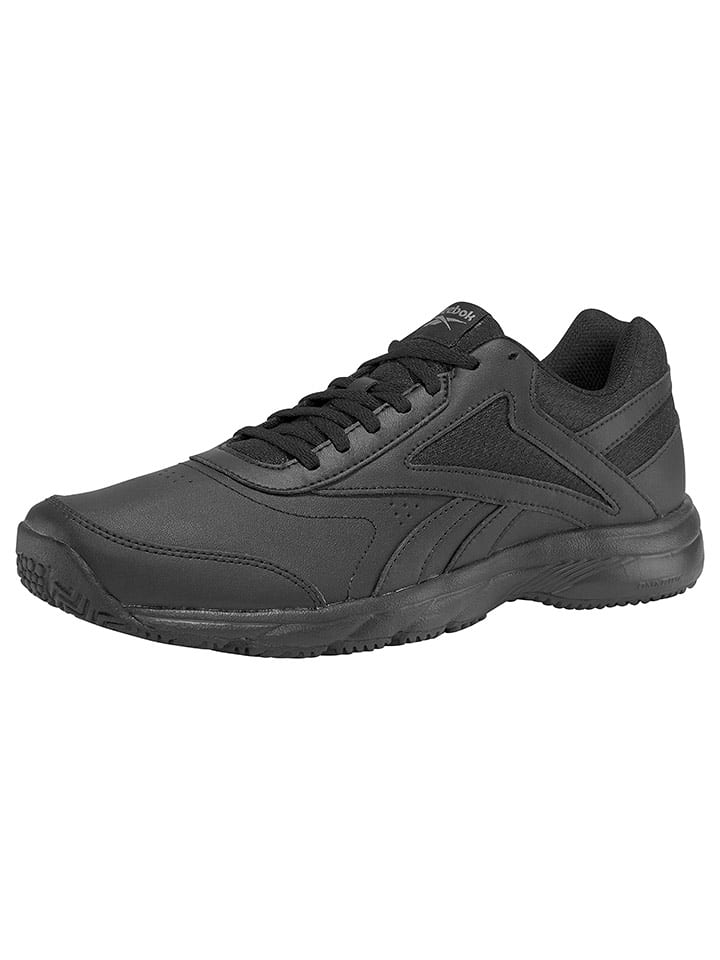 Reebok Leder-Sneakers "Work N Cushion 4.0" in Schwarz - 56% | Größe 39 | Damen-sneakers