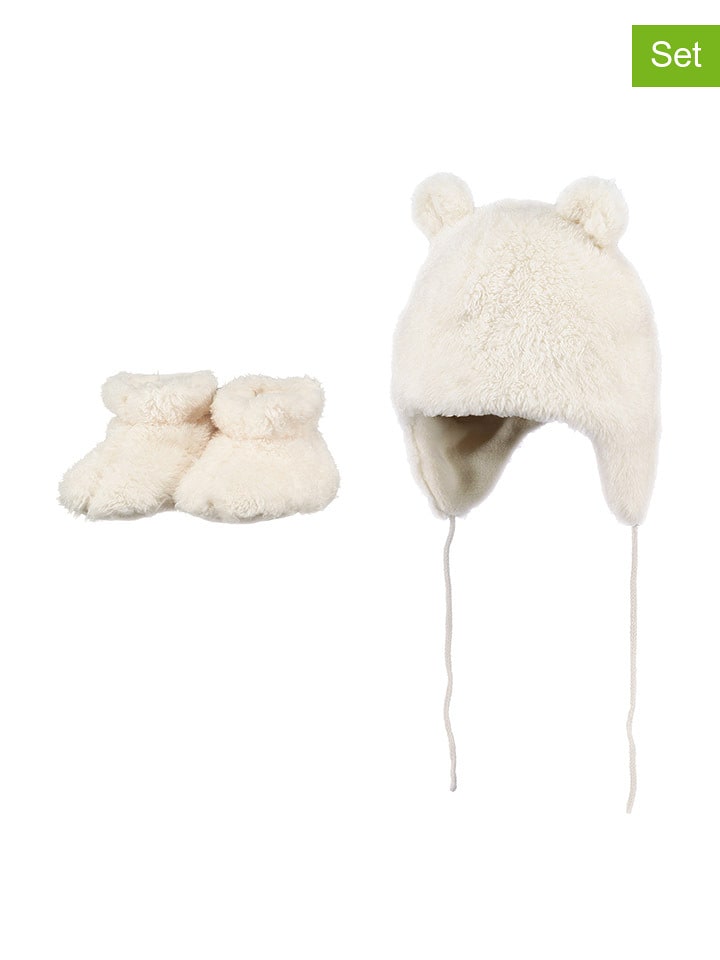 Barts 2tlg. Geschenkset "Noa" in Creme - 47% | Größe 47 cm | Baby-muetzen
