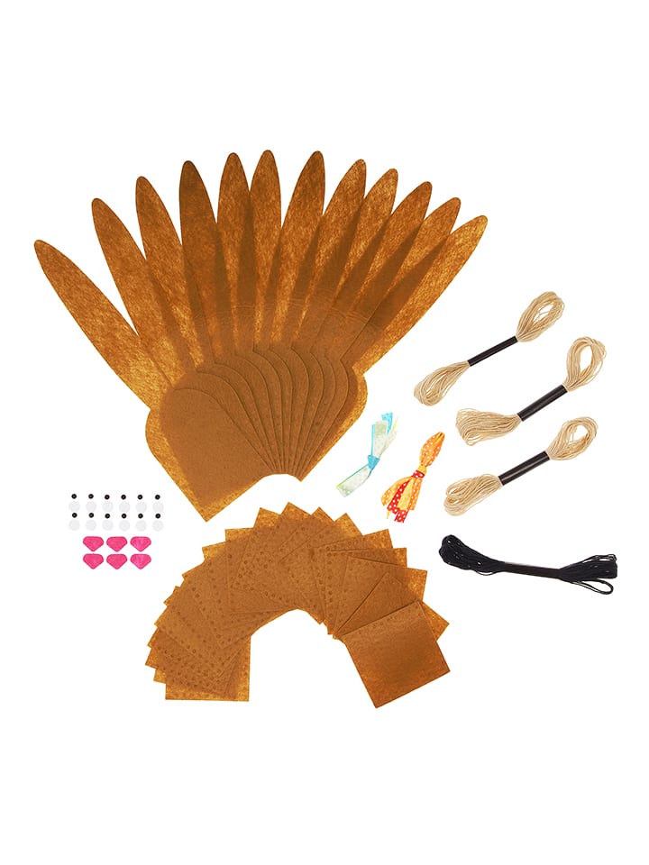 SUNNYSUE Filzkörbchen-Bastelset "Langohr" in Dunkelbraun - 6 Stück - 12% | Schulzubehoer