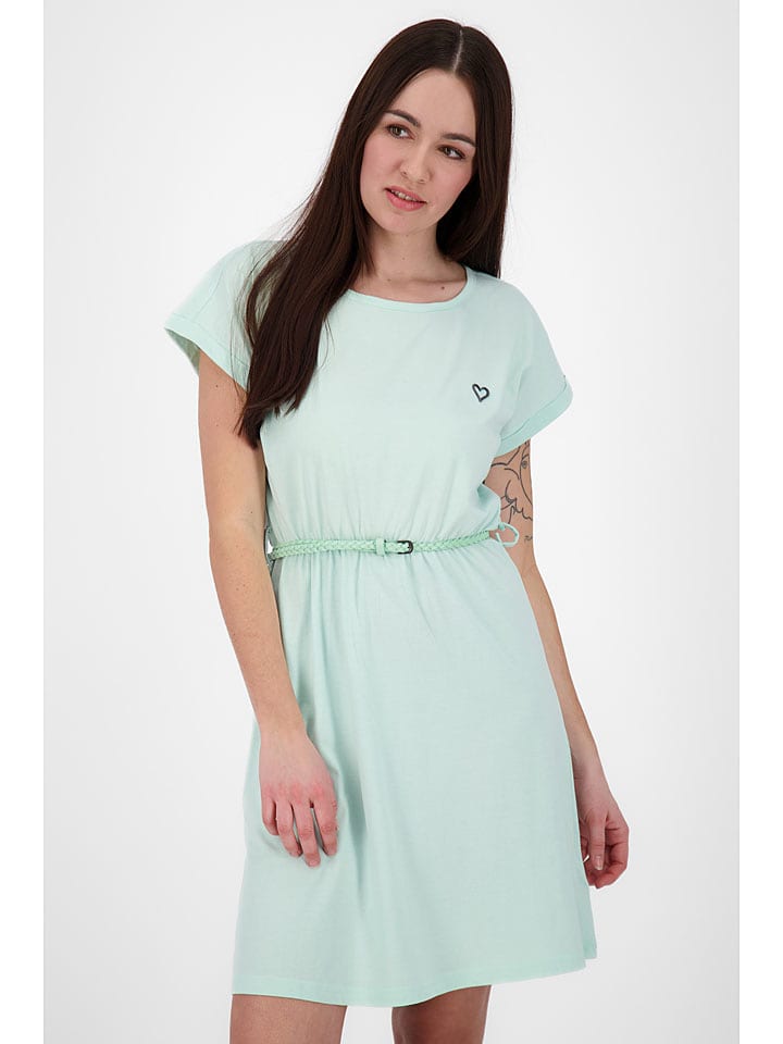 alife and kickin Kleid "Nora" in Mint - 67% | Größe L | Damen-kleider