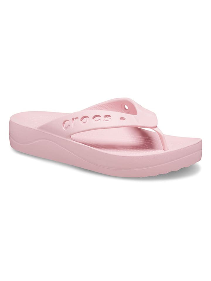 Crocs Zehentrenner "Baya Platform" in Rosa - 47% | Größe 37/38 | Damen-sandalen