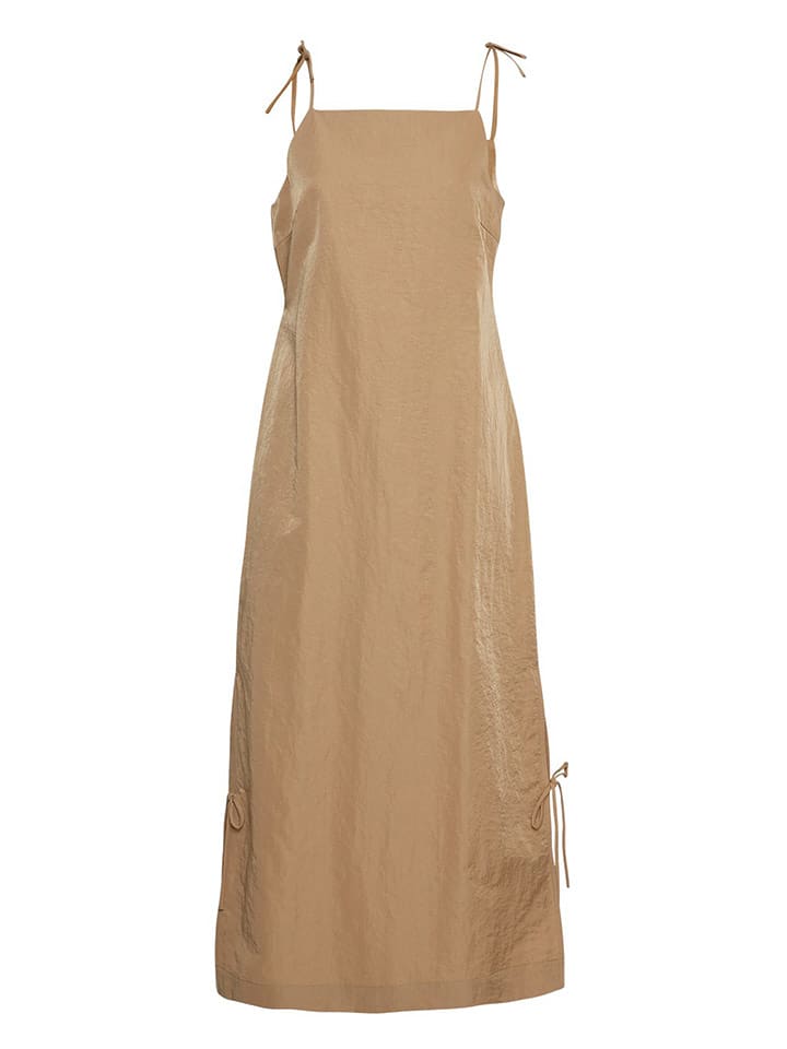 MOSS COPENHAGEN Kleid "Hanna" in Beige - 74% | Größe M | Damen-kleider