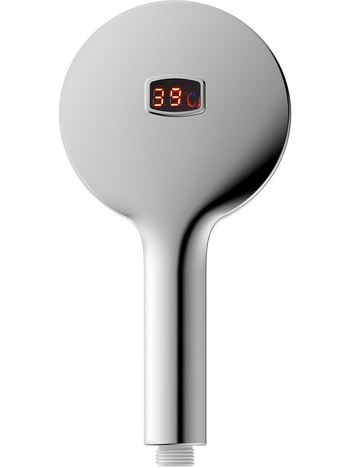 Schütte LED-Handbrause "Digi" in Chrom/ Weiß - 16% | Badezimmer-accessoires