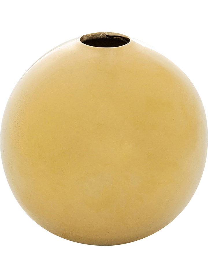 Kare Vase "Goldy" in Gold - (H)15,5 x Ø 11,5 cm - 35% | Kerzen-vasen