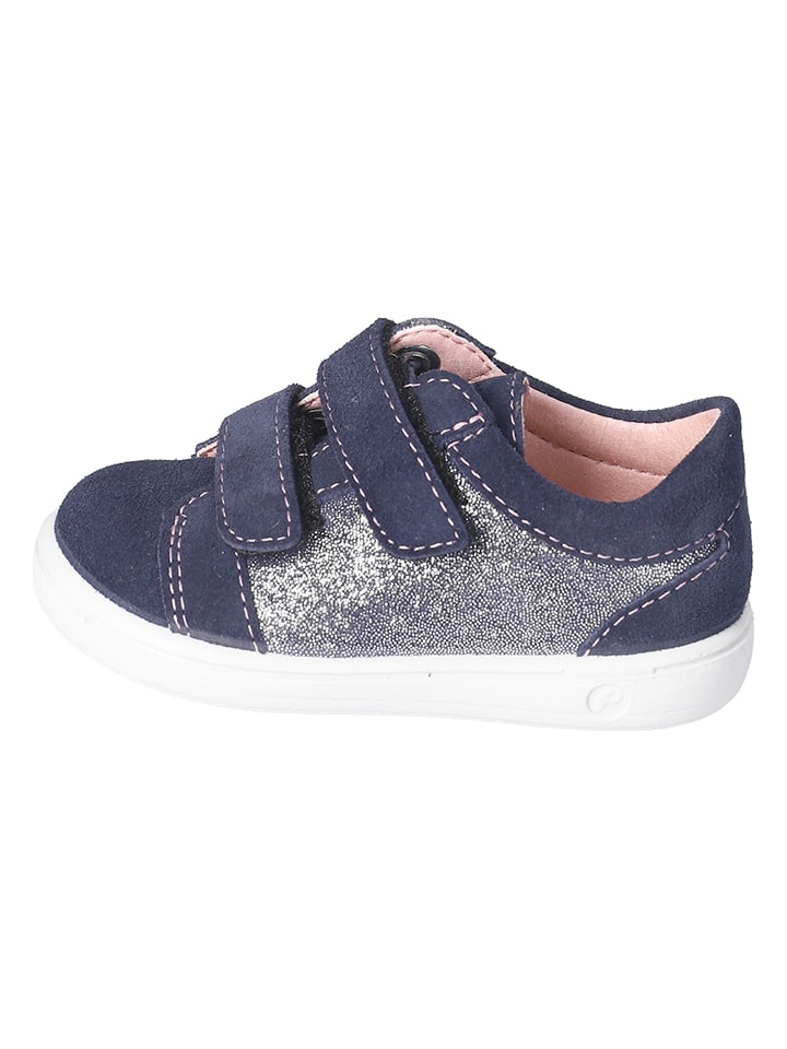 PEPINO Leder-Sneakers "Nadja" in Dunkelblau - 68% | Größe 28 | Babysneakers