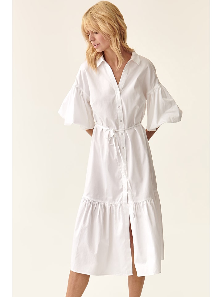TATUUM Kleid in Weiß - 78% | Größe 42 | Damen-kleider