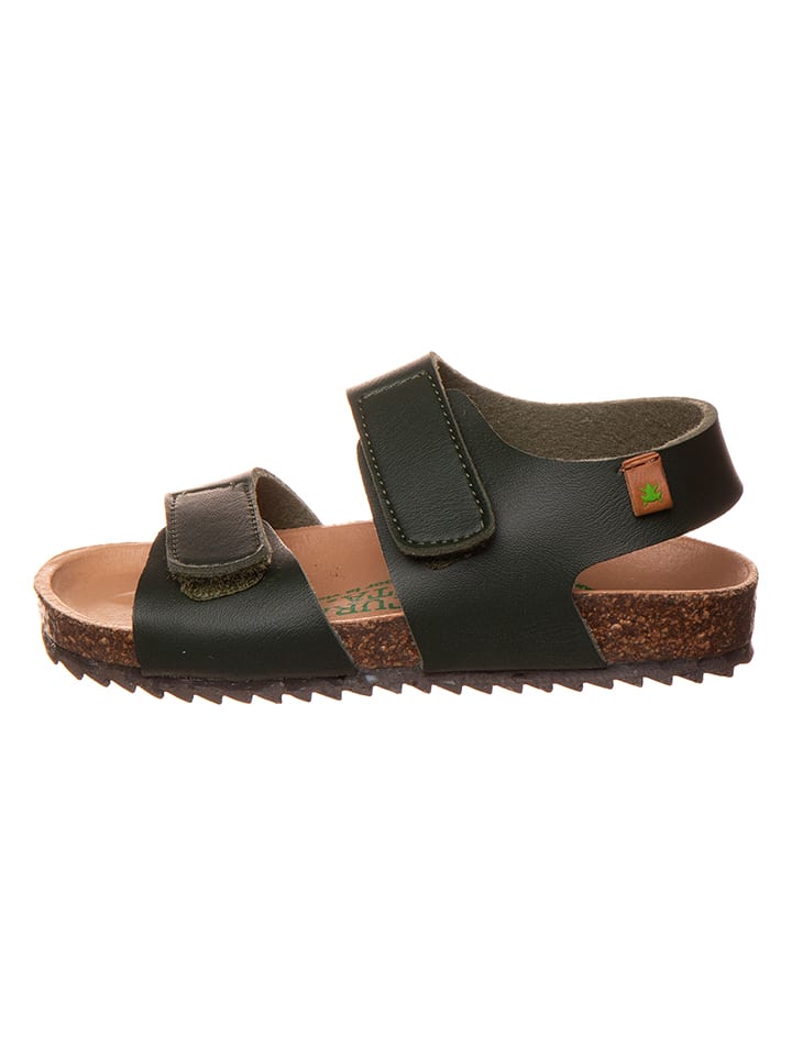 El Naturalista Sandalen in Dunkelgrün - 49% | Größe 26 | Kindersandalen