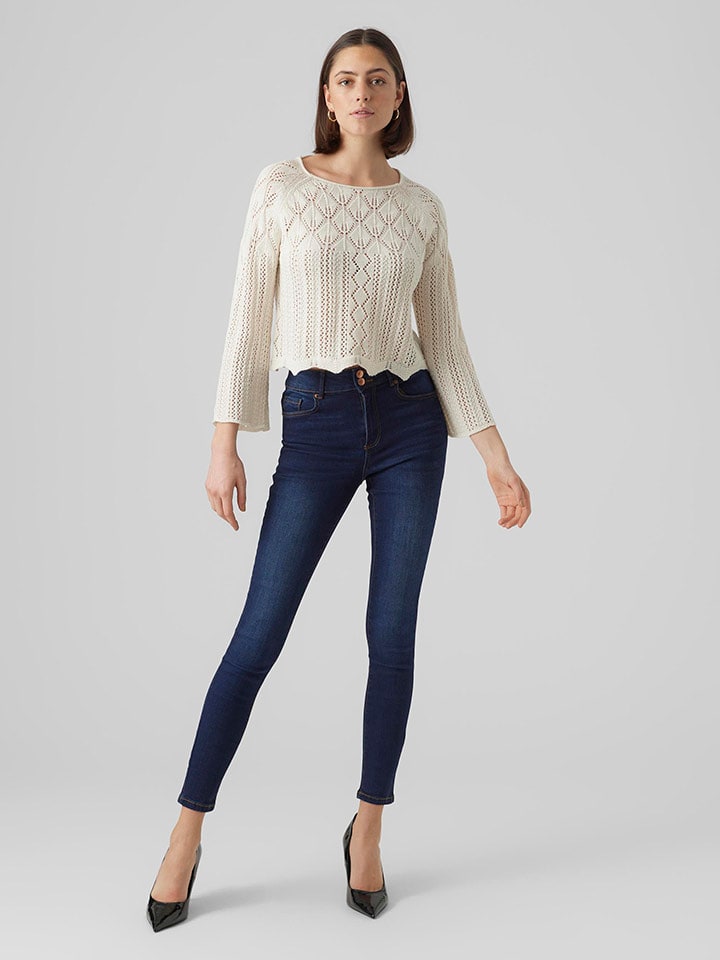 Vero Moda Pullover in Creme - 53% | Größe L | Damen-pullover-cardigans