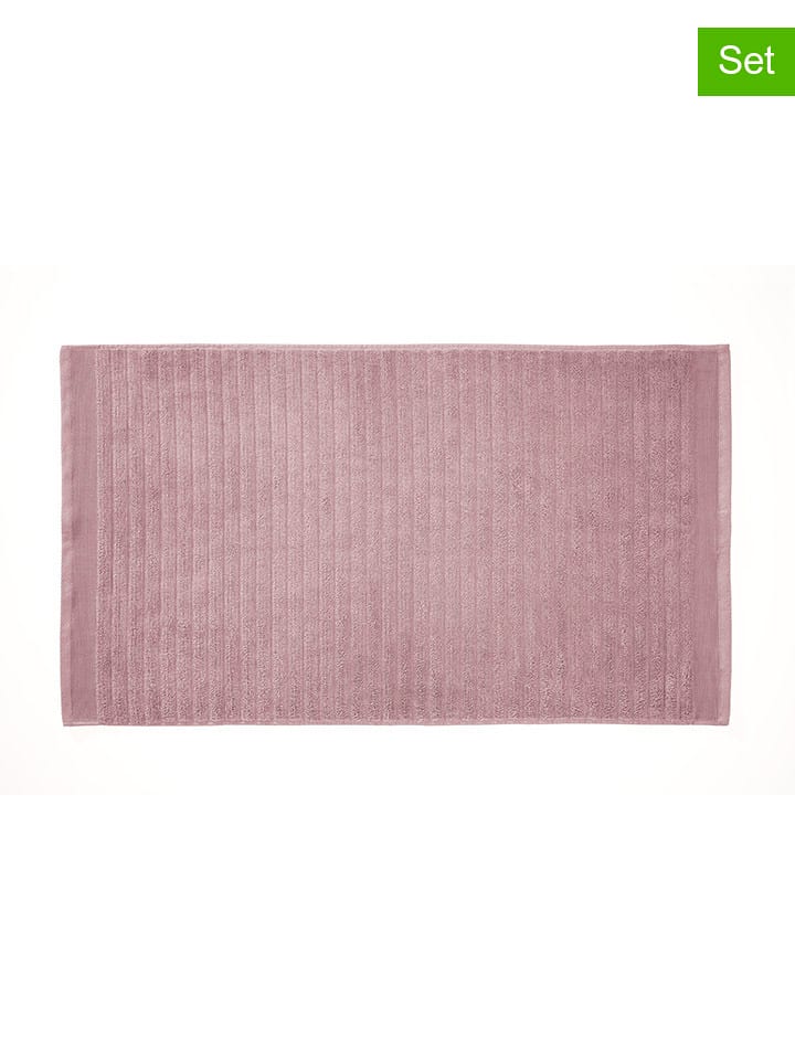 HNL 2er-Set: Badetücher "Prestige" in Rosa - 32% | Größe 60x110 cm | Badtextilien