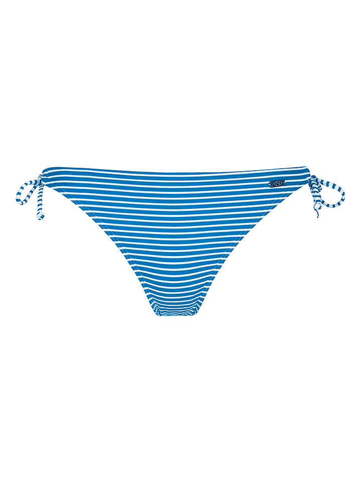 Naturana Bikini-Hose in Blau/ Weiß - 57% | Größe 38 | Damen-bademode