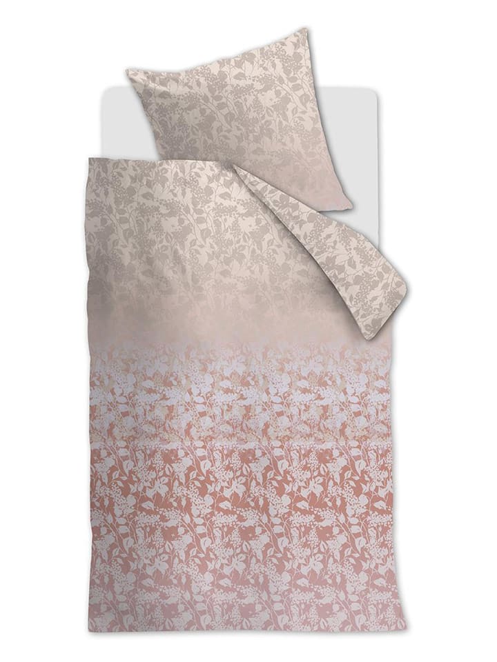 Beddinghouse Bettwäsche-Set "Carola" in Rosa/ Creme - 48% | Größe 155x220 cm | Bettwaesche-bettwaren