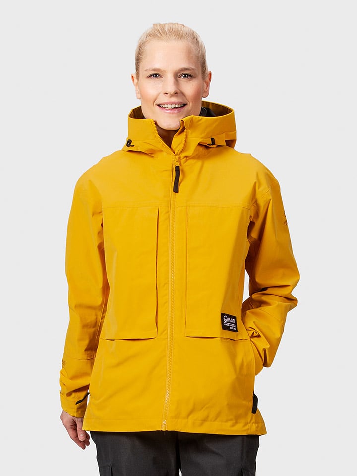Halti Softshelljacke "Hiker II Dx" in Gelb - 52% | Größe 46 | Damen-outdoorjacken