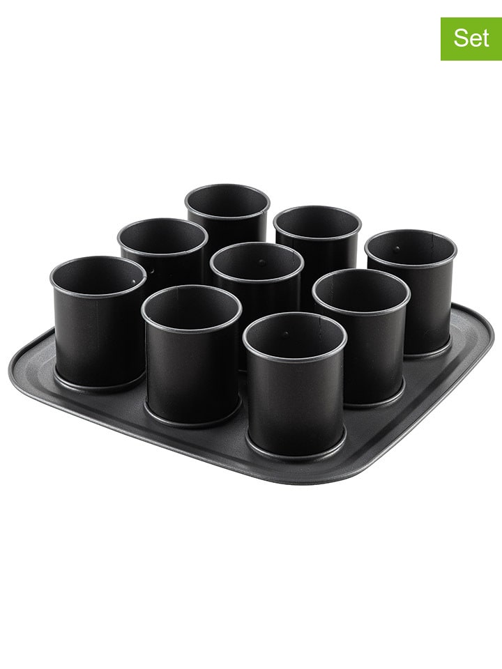 Dr. Oetker 10tlg. Set in Schwarz - 15% | Kuechenhelfer