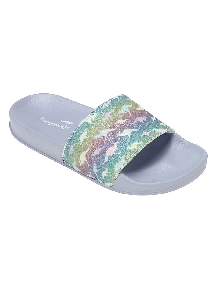 Kangaroos Pantoletten in Grau/ Bunt - 35% | Größe 35 | Clogs-pantoletten-kinder