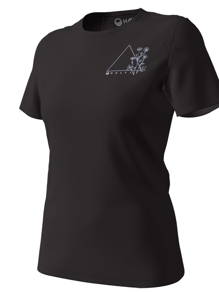 Halti Trainingsshirt "Salves" in Schwarz - 43% | Größe 44 | Damen-outdoor-tops-shirts