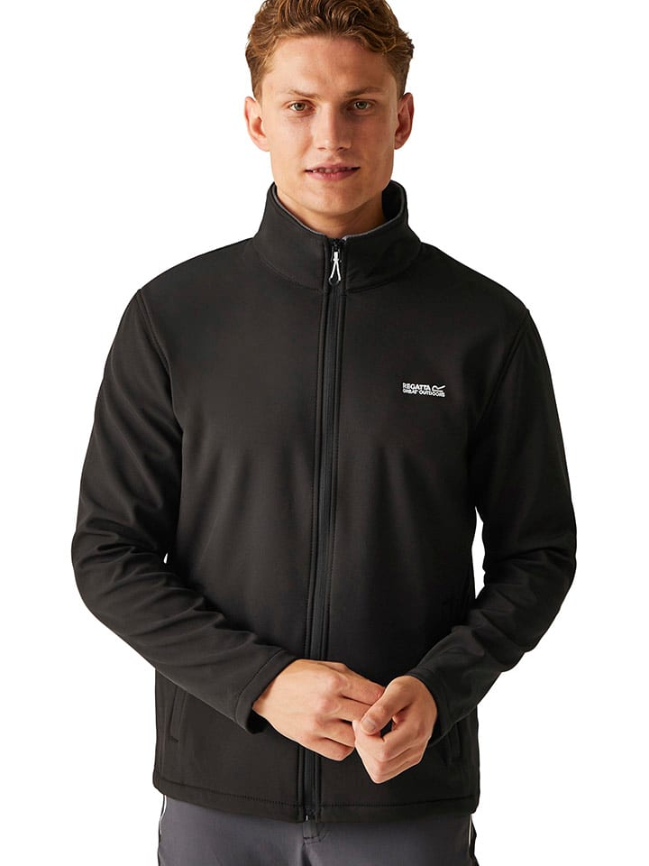 Regatta Softshelljacke "Cera V" in Schwarz - 72% | Größe 3XL | Herren-outdoorjacken