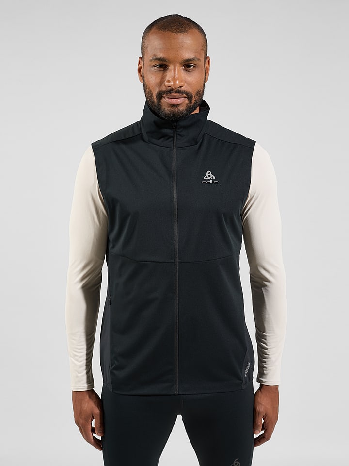 Odlo Laufweste "Zeroweight Warm" in Schwarz - 44% | Größe L | Herrenjacken