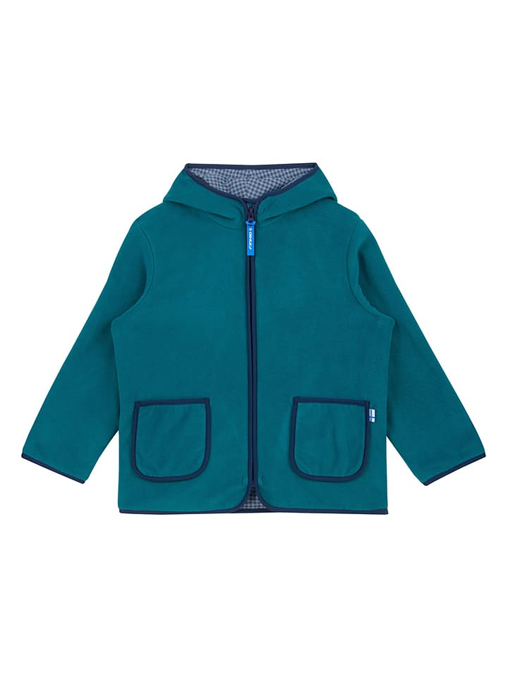 finkid Fleecejacke "Tonttu" in Blau - 58% | Größe 90/100 | Babyjacken