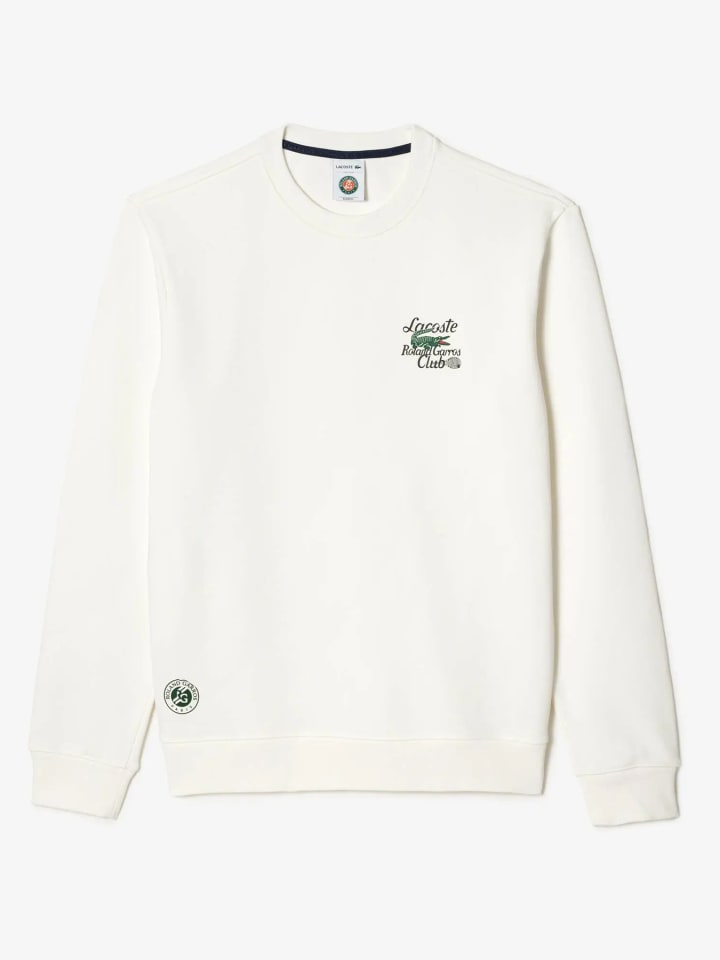 Lacoste Sweatshirt in Weiß - 49% | Größe XXL | Damen-sweatshirts-jacken