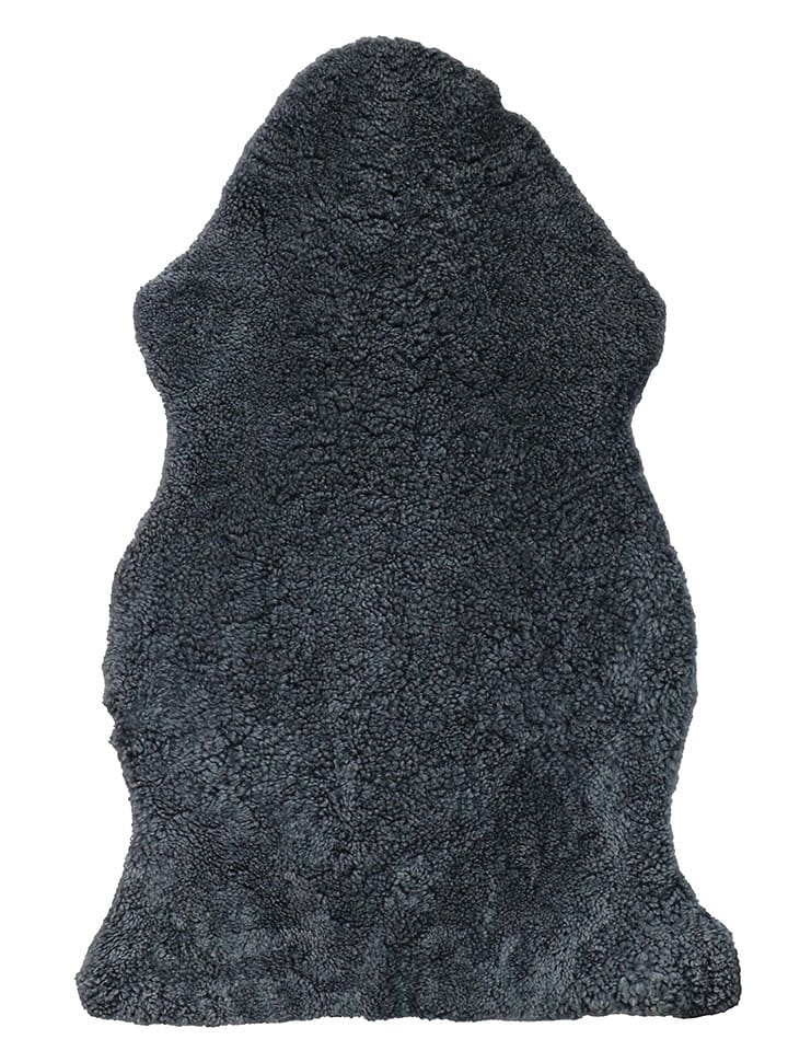 Kaiser Naturfellprodukte Dekorationslammfell in Anthrazit - 38% | Größe 90 cm |