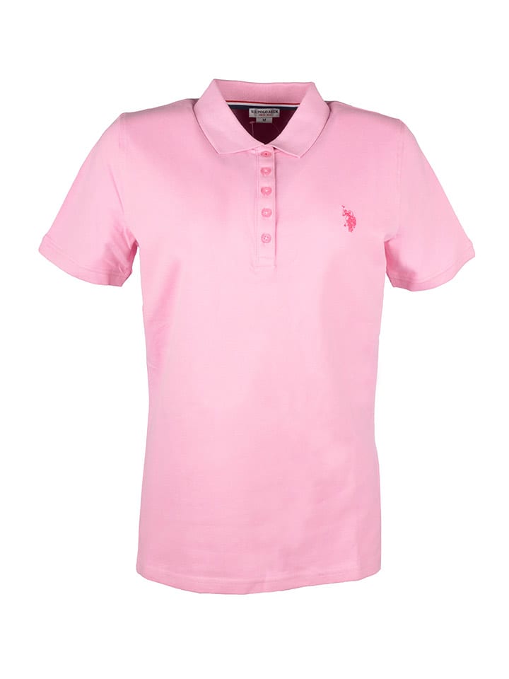 U.S. Polo Assn. Poloshirt in Rosa - 55% | Größe M | Damen-tops