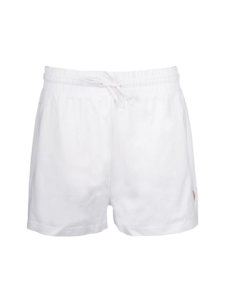 U.S. Polo Assn. Sweatshorts in Weiß - 39% | Größe S | Shorts