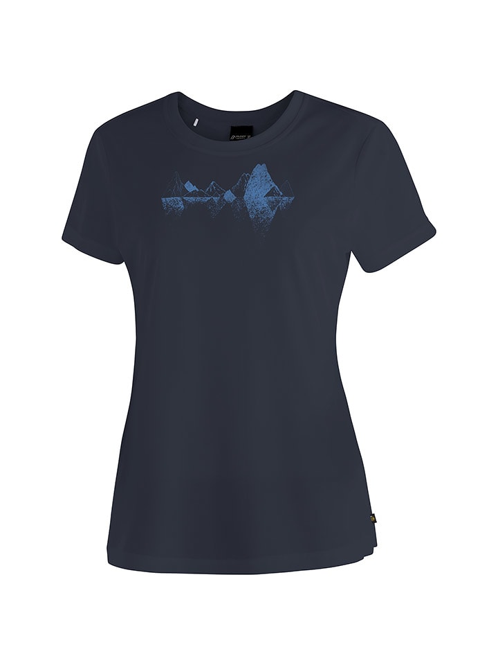 Maier Sports Funktionsshirt "Tilia Pique" in Dunkelblau - 57% | Größe 36 | Damen-outdoor-tops-shirts