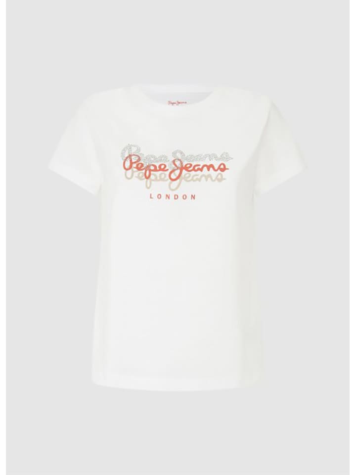 Pepe Jeans Shirt in Weiß - 52% | Größe L | Damen-tops