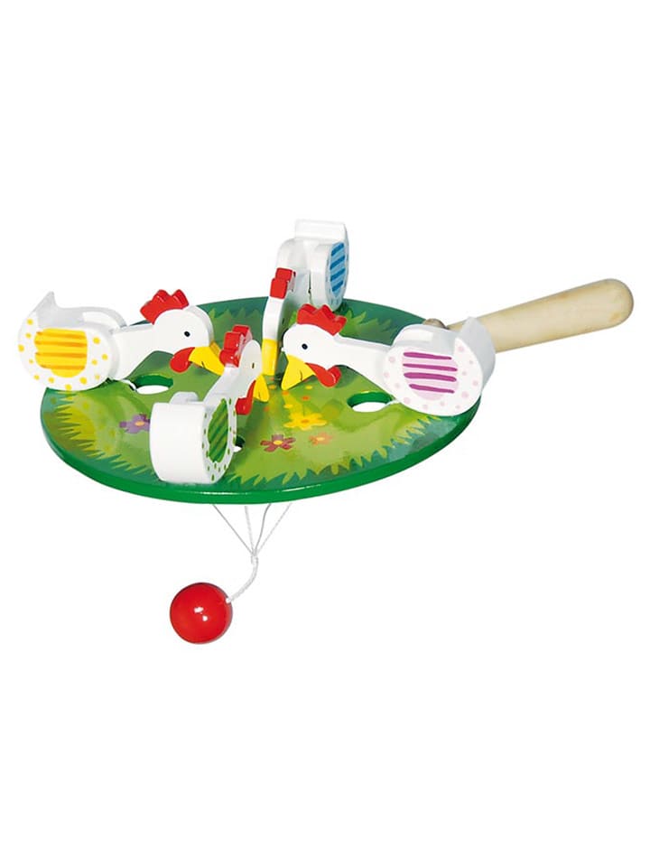 Goki Spiel "4 pickende Hühner" - ab 3 Jahren - onesize