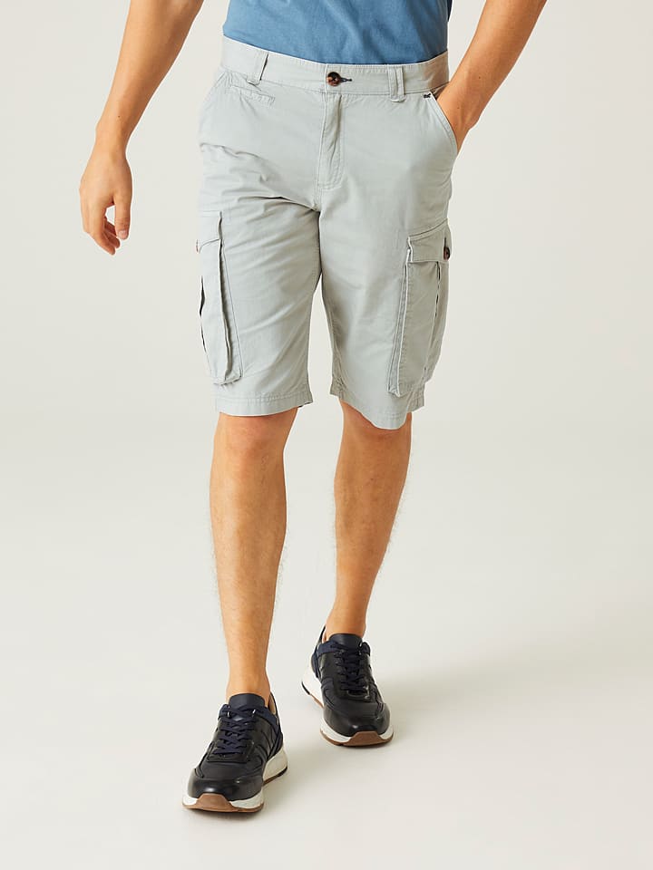 Regatta Cargoshorts "Shorebay" in Grau - 76% | Größe 54 | Herren-plussize