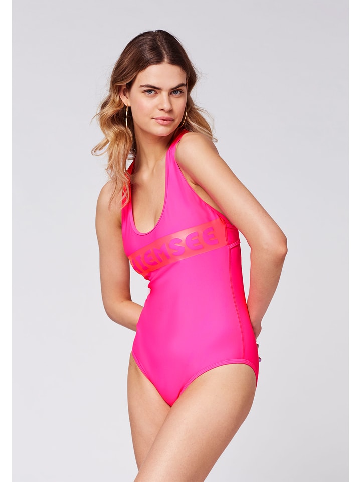 Chiemsee Badeanzug "Kings Bay" in Pink - 55% | Größe 42 | Damen-bademode