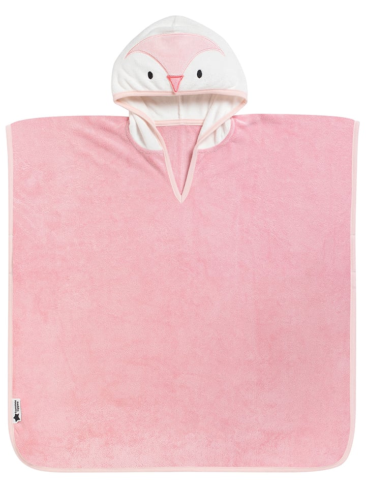 tommee tippee Badeponcho "Penny the Penguin" in Pink - 16% | Größe 92-104 | Badtextilien