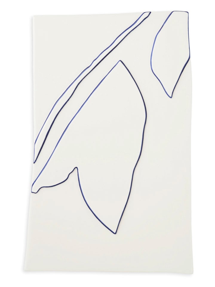 Kähler Wanddekoration "Krone" in Weiß/ Dunkelblau - (B)28 x (H)43 cm - 47% | Wanddekoration